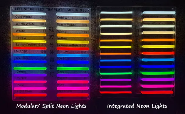 How to Choose the Best for Your Needs. Integrated vs Split LED Neon
