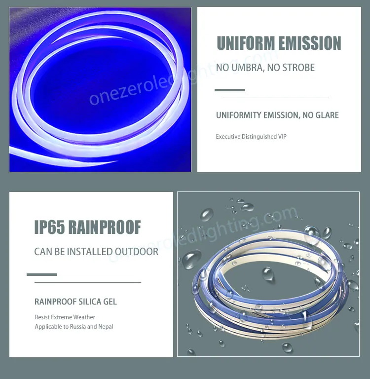 1cm Pure Silicone Neon Light details