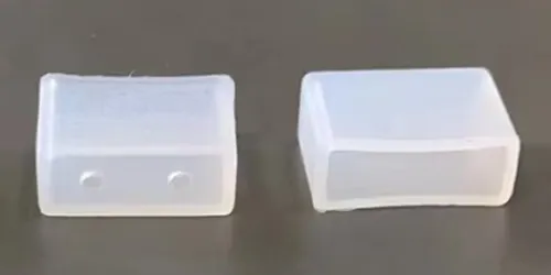 Slim Square Silicone End Caps
