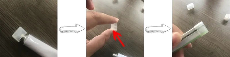 A Key to Waterproof the Cut ends - For the neon light tail end without wires