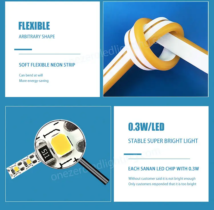 thin pvc led neon flex details