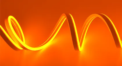 Advertising led neon PVC 0.9cm lit