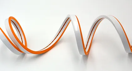 Advertising led neon PVC 0.9cm unlit