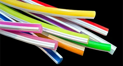 Advertising led neon- silicone rubber