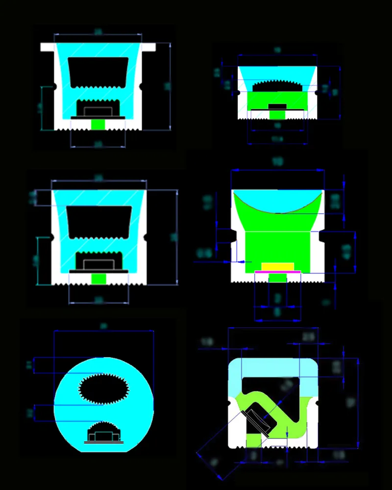 LED Neon Extrusion Mold Development LED Neon Extrusion Mold - ODM/OEM